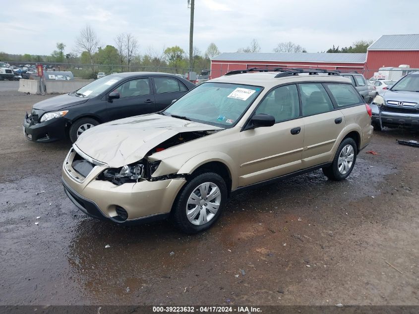 2008 Subaru Outback VIN: 4S4BP60C787301333 Lot: 39223632