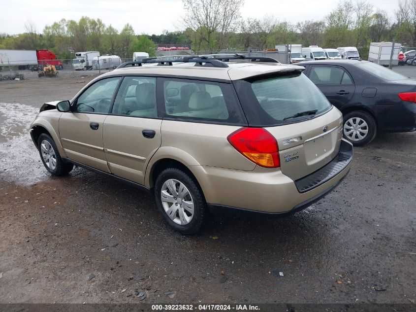 2008 Subaru Outback VIN: 4S4BP60C787301333 Lot: 39223632