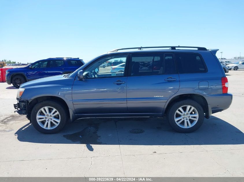 JTEEW21A260033576 2006 Toyota Highlander Hybrid Limited V6