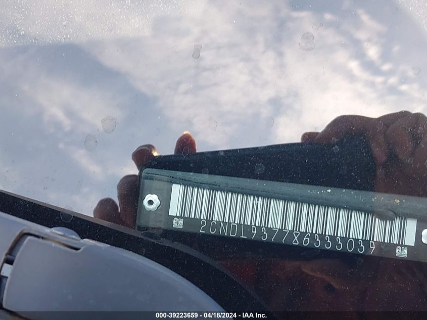 2008 Chevrolet Equinox Sport VIN: 2CNDL937786333039 Lot: 47424704