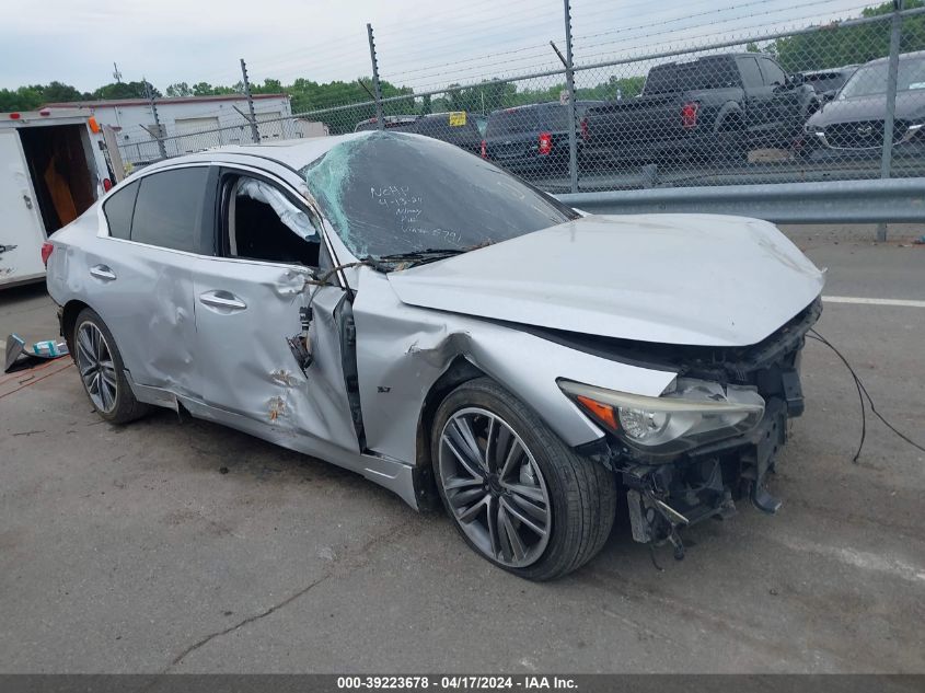 2014 Infiniti Q50 Sport VIN: JN1BV7AR1EM696791 Lot: 39223678