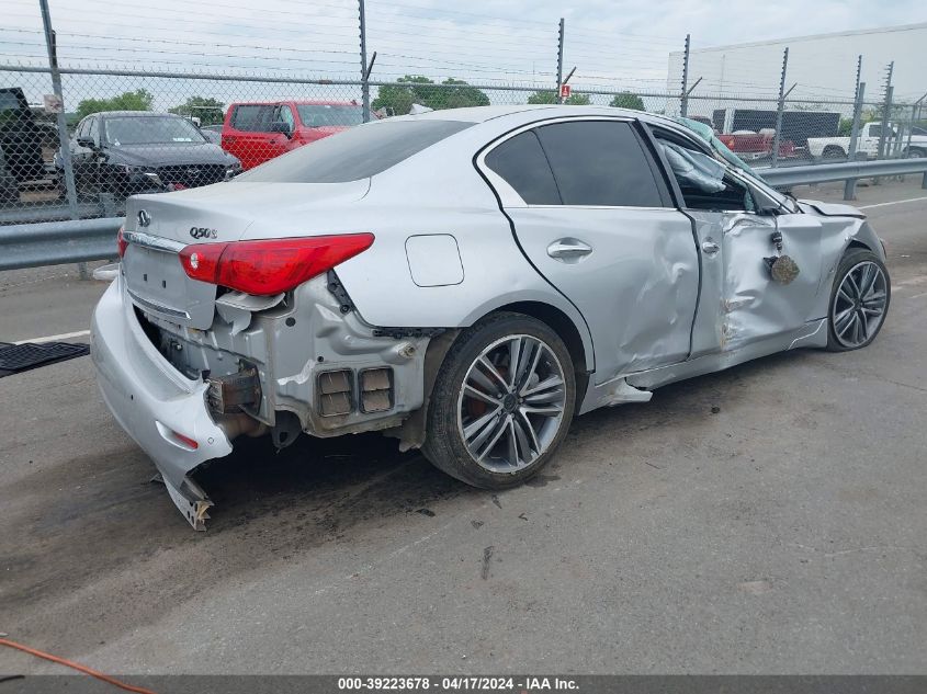 2014 Infiniti Q50 Sport VIN: JN1BV7AR1EM696791 Lot: 39223678