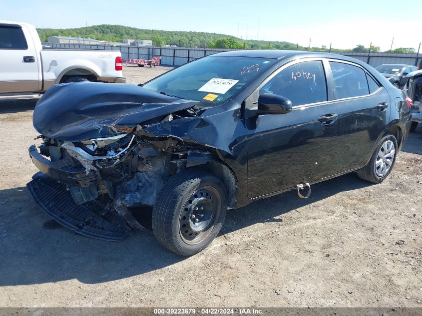 2016 Toyota Corolla Le VIN: 5YFBURHE8GP450884 Lot: 40121914