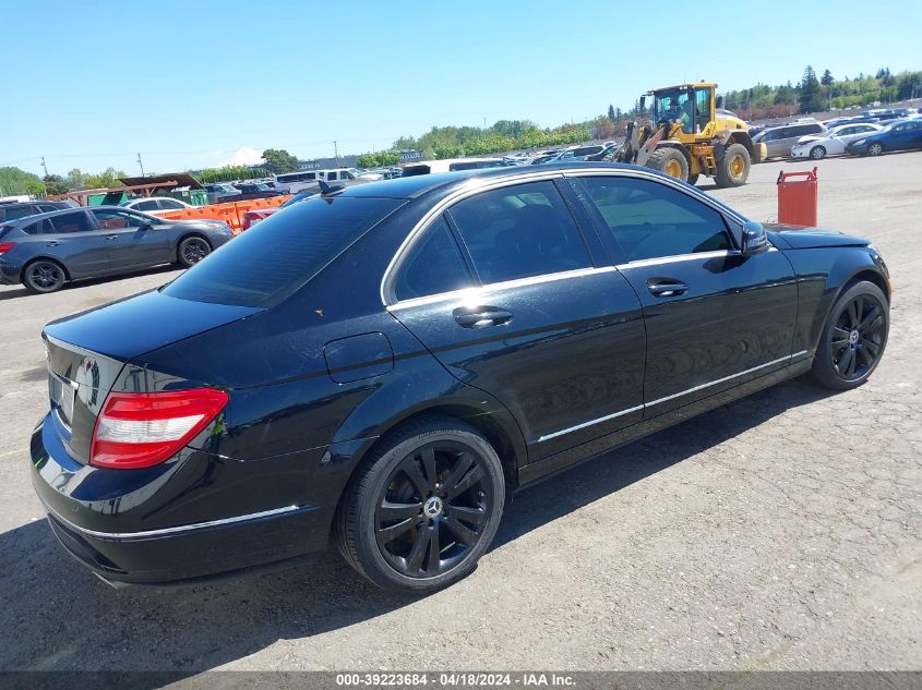 2011 Mercedes-Benz C 300 Luxury/Sport VIN: WDDGF5EBXBA516406 Lot: 39223684