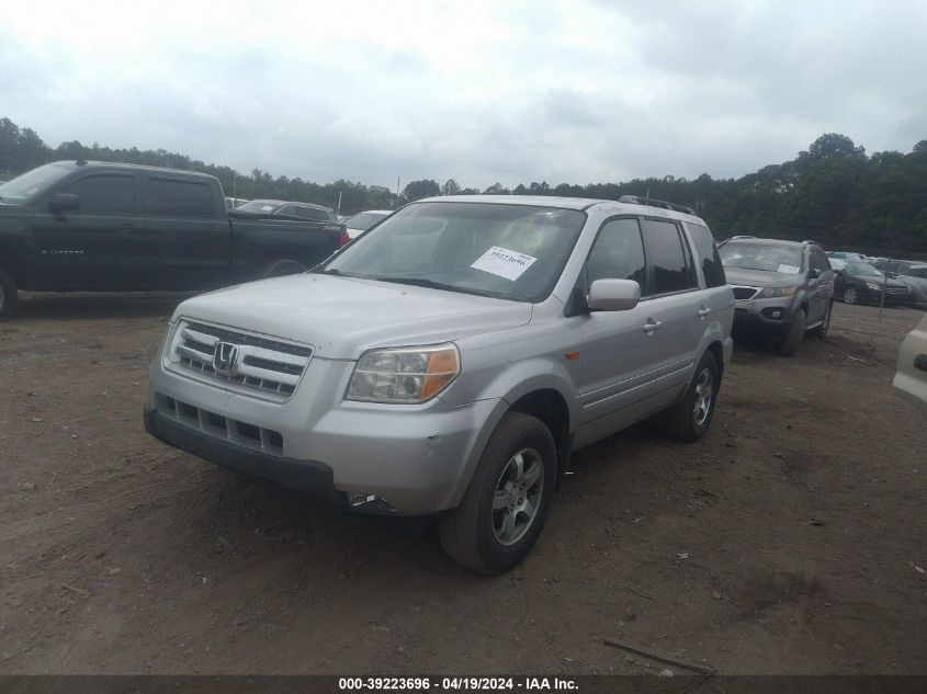 2007 Honda Pilot Ex VIN: 5FNYF28497B004287 Lot: 39223696