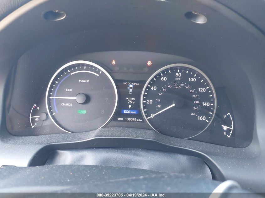 2015 Lexus Es 300H VIN: JTHBW1GG8F2098996 Lot: 39223705