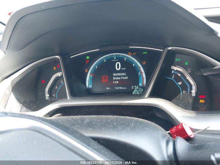 2019 Honda Civic Ex VIN: 2HGFC3B33KH353441 Lot: 39241169