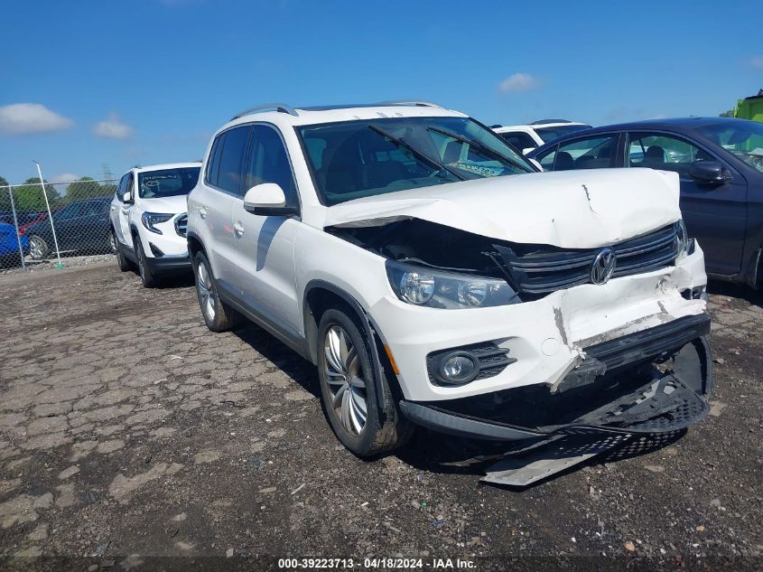 2013 VOLKSWAGEN TIGUAN S/SE/SEL - WVGAV3AX9DW603126