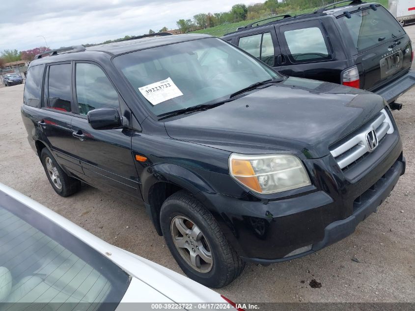 2006 Honda Pilot Ex-L VIN: 2HKYF18636H558419 Lot: 39241076