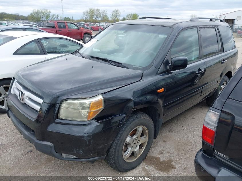 2006 Honda Pilot Ex-L VIN: 2HKYF18636H558419 Lot: 39241076