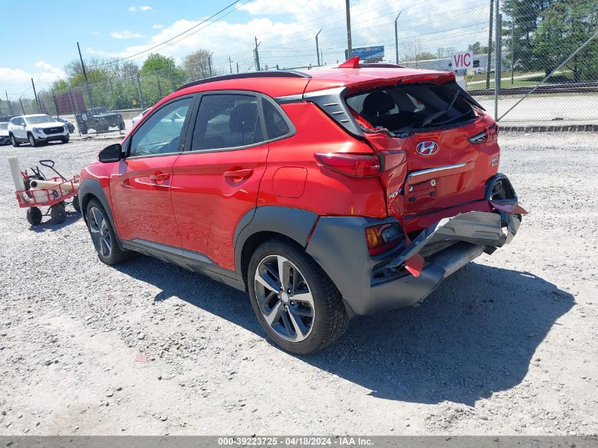 2020 Hyundai Kona Ultimate VIN: KM8K5CA53LU538237 Lot: 39240019