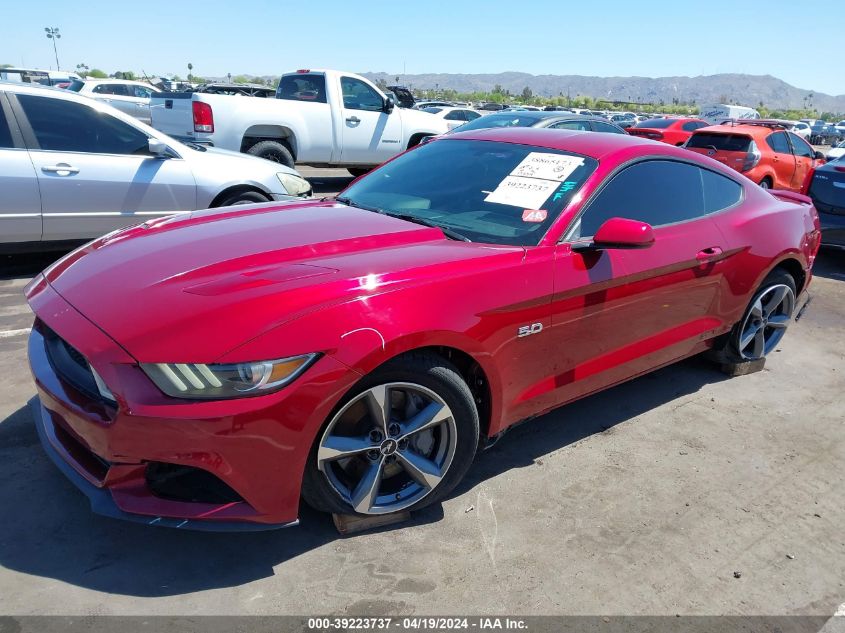 2016 Ford Mustang Gt VIN: 1FA6P8CF2G5256969 Lot: 39223737