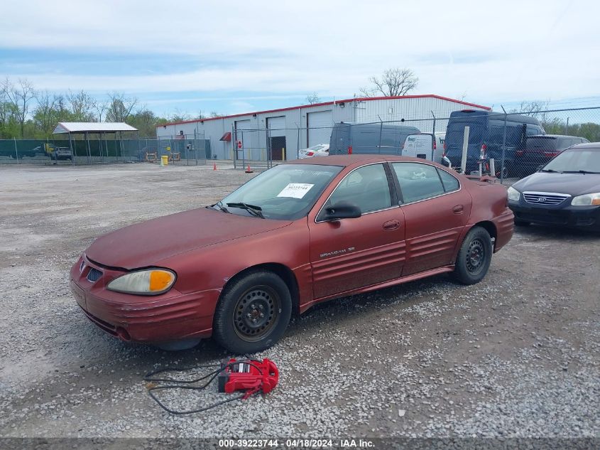 2000 Pontiac Grand Am Se VIN: 1G2NE52TXYM772154 Lot: 39223744