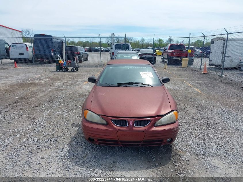 2000 Pontiac Grand Am Se VIN: 1G2NE52TXYM772154 Lot: 39223744