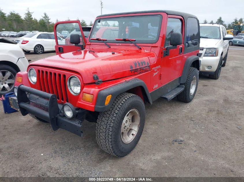 1999 Jeep Wrangler Sport VIN: 1J4FY19S3XP450024 Lot: 47676514