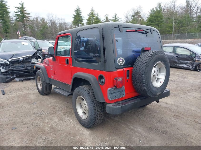 1999 Jeep Wrangler Sport VIN: 1J4FY19S3XP450024 Lot: 39223749