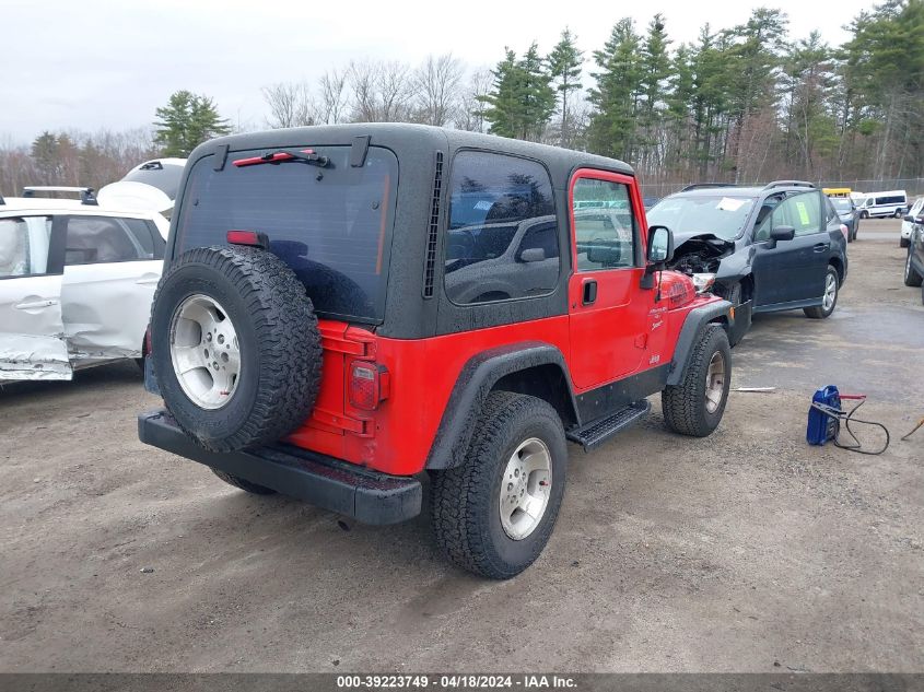 1999 Jeep Wrangler Sport VIN: 1J4FY19S3XP450024 Lot: 39223749