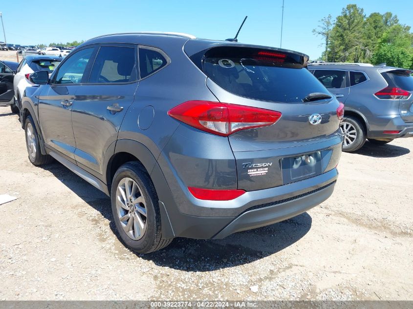 2017 Hyundai Tucson Se VIN: KM8J33A45HU413420 Lot: 39223774