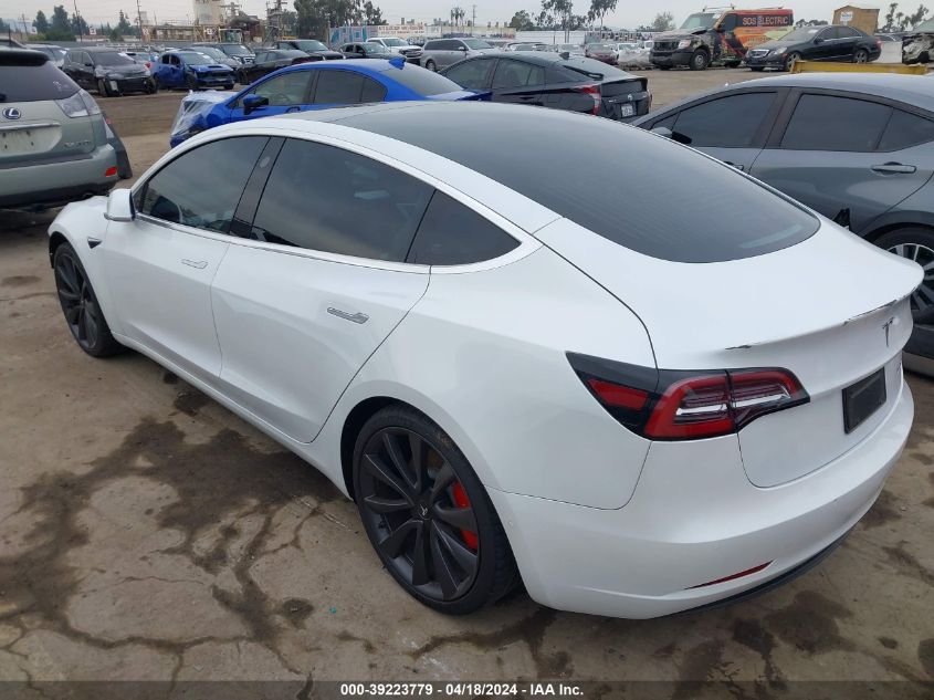 2020 Tesla Model 3 Performance Dual Motor All-Wheel Drive VIN: 5YJ3E1EC1LF742937 Lot: 39240032