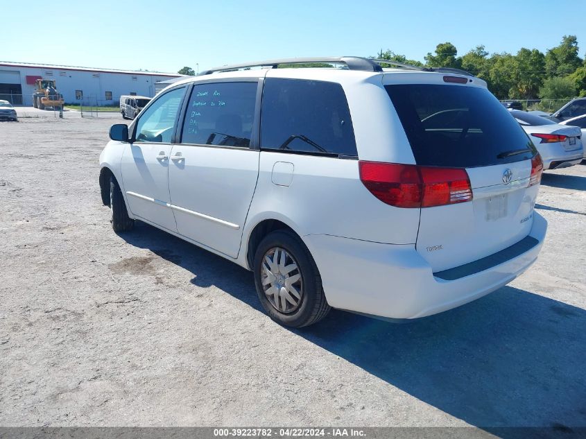 2004 Toyota Sienna Le VIN: 5TDZA23CX4S200568 Lot: 39223782