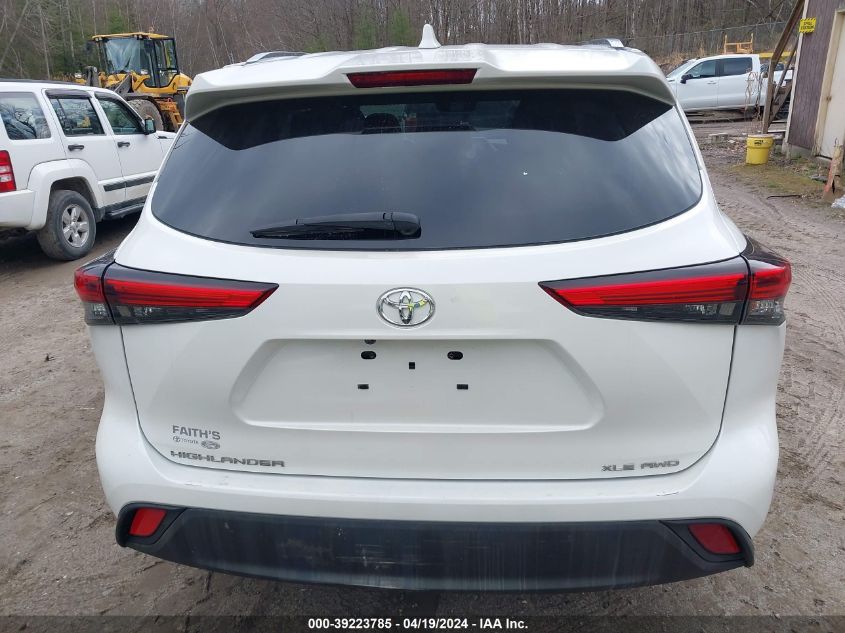 2021 Toyota Highlander Xle VIN: 5TDHZRBH8MS086631 Lot: 39223785