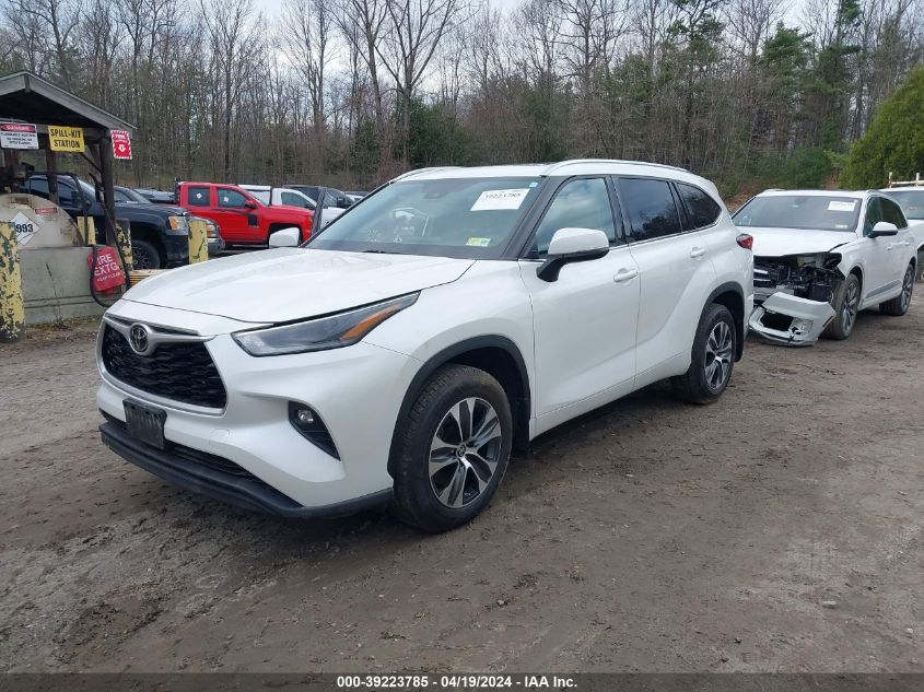 2021 Toyota Highlander Xle VIN: 5TDHZRBH8MS086631 Lot: 39223785