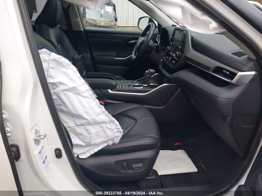 2021 Toyota Highlander Xle VIN: 5TDHZRBH8MS086631 Lot: 39223785