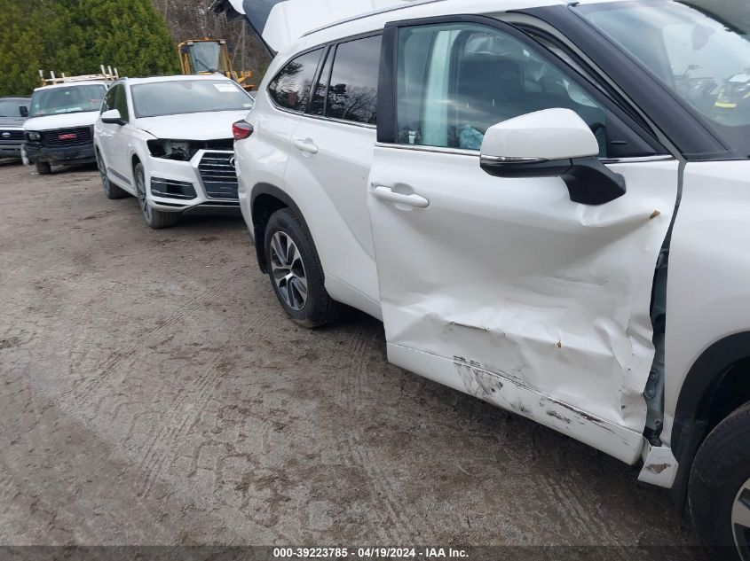 2021 Toyota Highlander Xle VIN: 5TDHZRBH8MS086631 Lot: 39223785