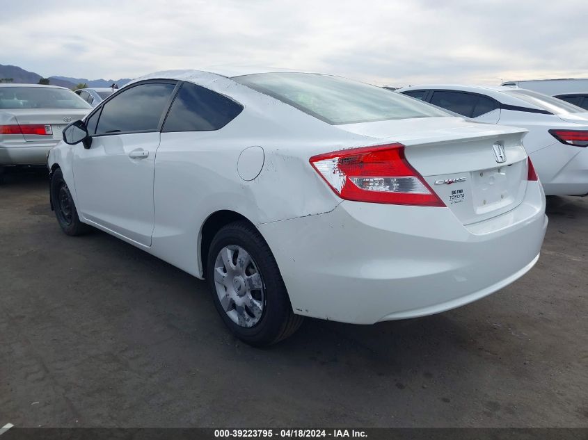 2013 Honda Civic Lx VIN: 2HGFG3B56DH512767 Lot: 39240053