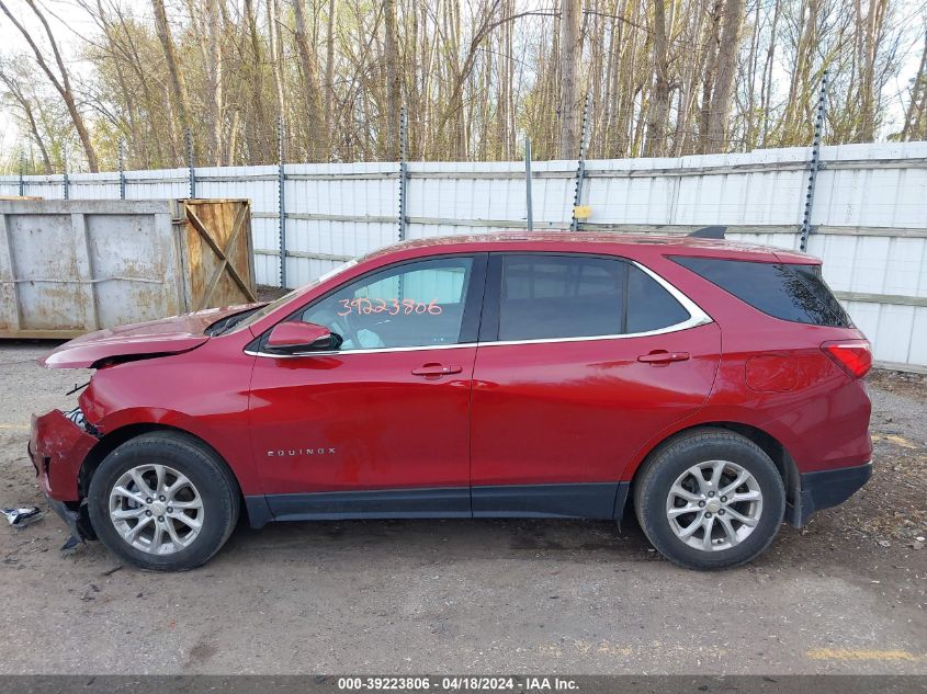 2018 Chevrolet Equinox Lt VIN: 3GNAXSEVXJS649158 Lot: 39223806