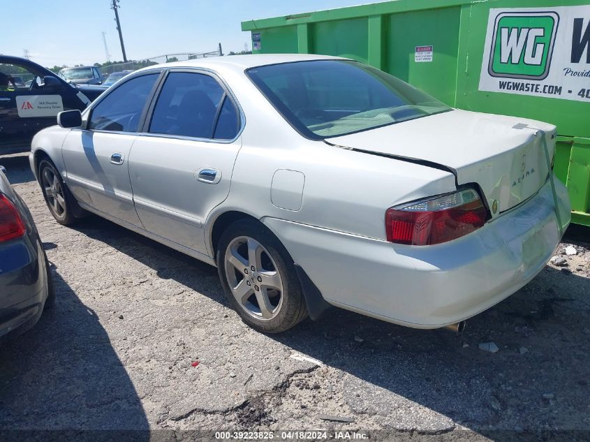 2002 Acura Tl 3.2 Type S VIN: 19UUA56862A011950 Lot: 39223825