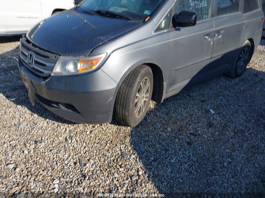 2012 Honda Odyssey Ex-L VIN: 5FNRL5H65CB100721 Lot: 39223828