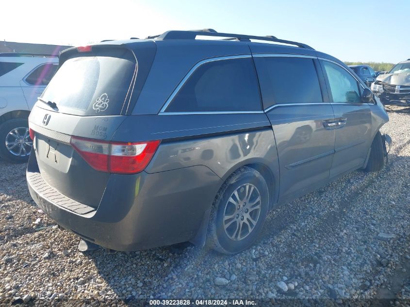 2012 Honda Odyssey Ex-L VIN: 5FNRL5H65CB100721 Lot: 39223828