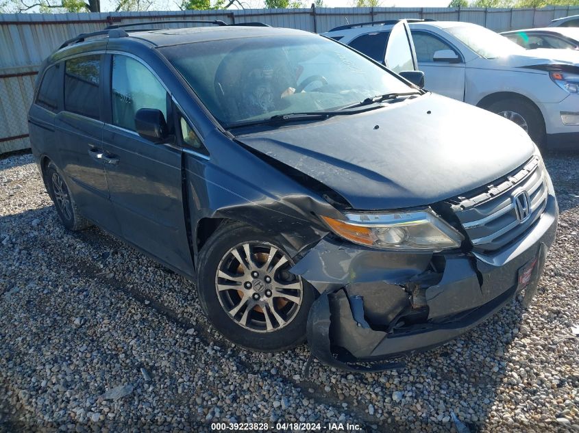 2012 Honda Odyssey Ex-L VIN: 5FNRL5H65CB100721 Lot: 39223828