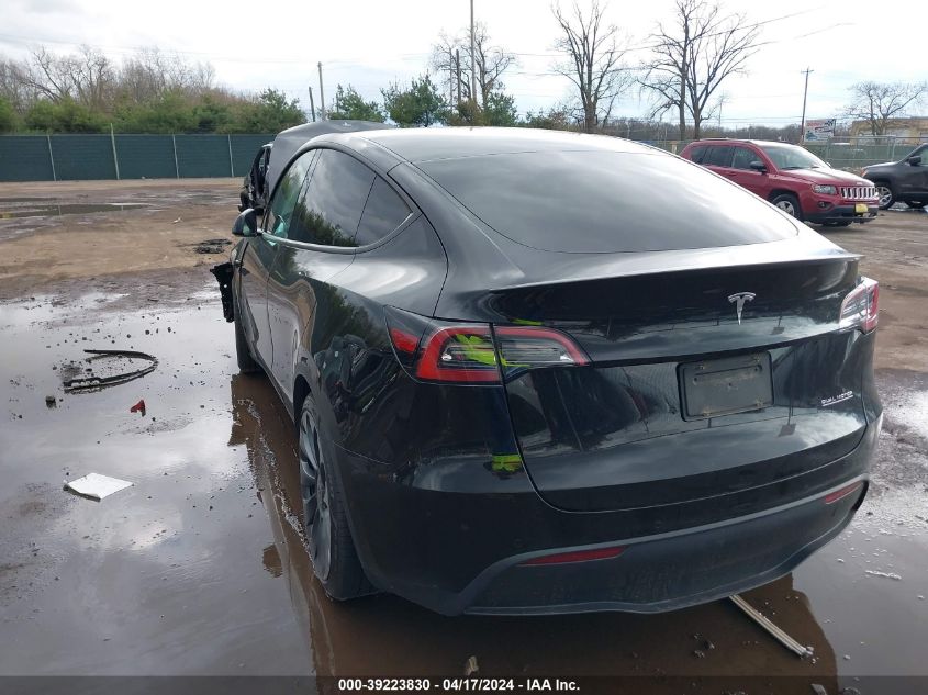 2021 Tesla Model Y Performance Dual Motor All-Wheel Drive VIN: 5YJYGDEF5MF194597 Lot: 39223830