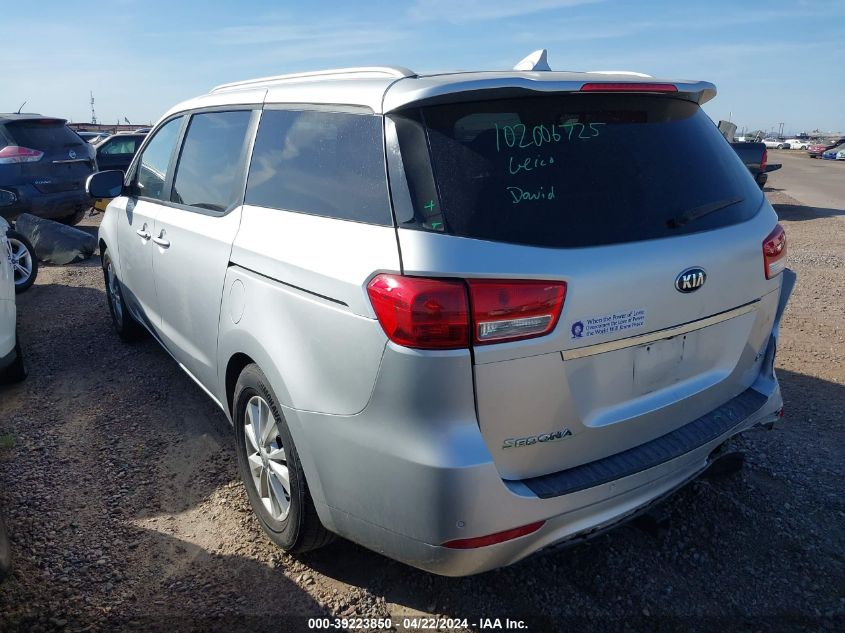 2016 Kia Sedona Lx VIN: KNDMB5C11G6134231 Lot: 39223850