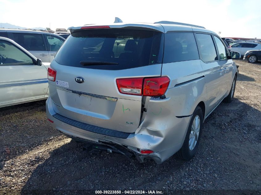 2016 Kia Sedona Lx VIN: KNDMB5C11G6134231 Lot: 39223850