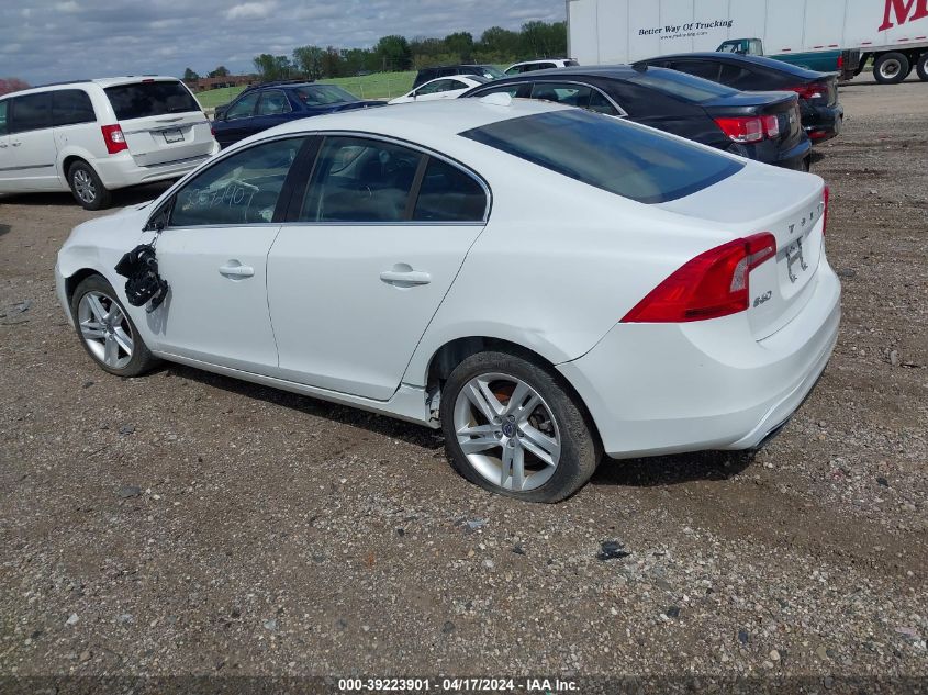 YV1612FSXE1288777 2014 Volvo S60 T5/T5 Platinum/T5 Premier/T5 Premier Plus