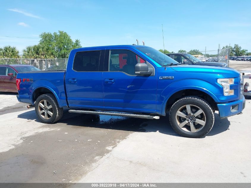 2016 FORD F-150 XLT - 1FTEW1EF9GFC80581