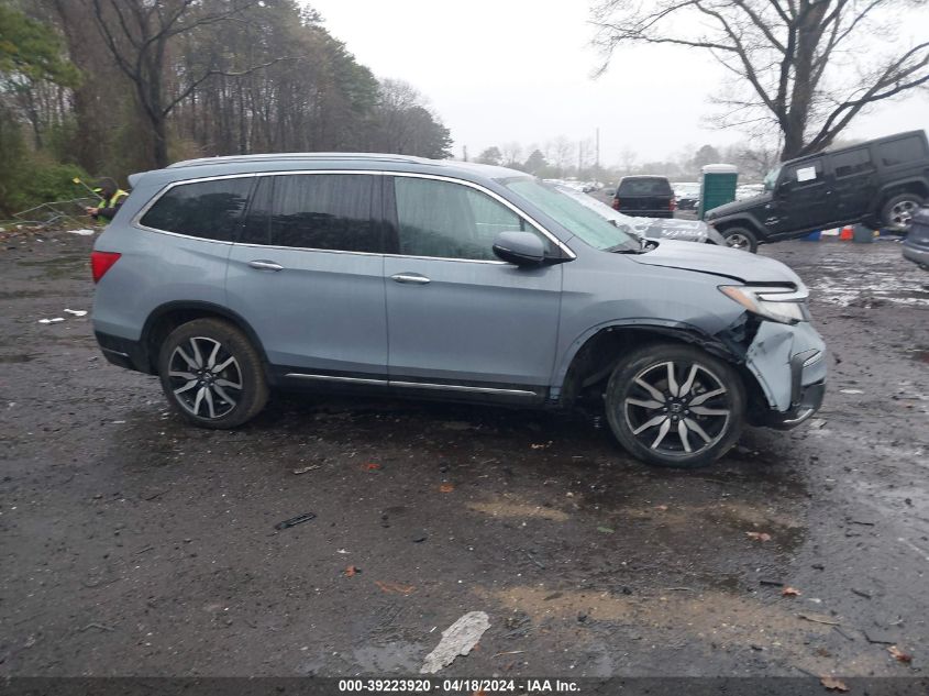 2022 Honda Pilot Awd Elite VIN: 5FNYF6H02NB050920 Lot: 39240551