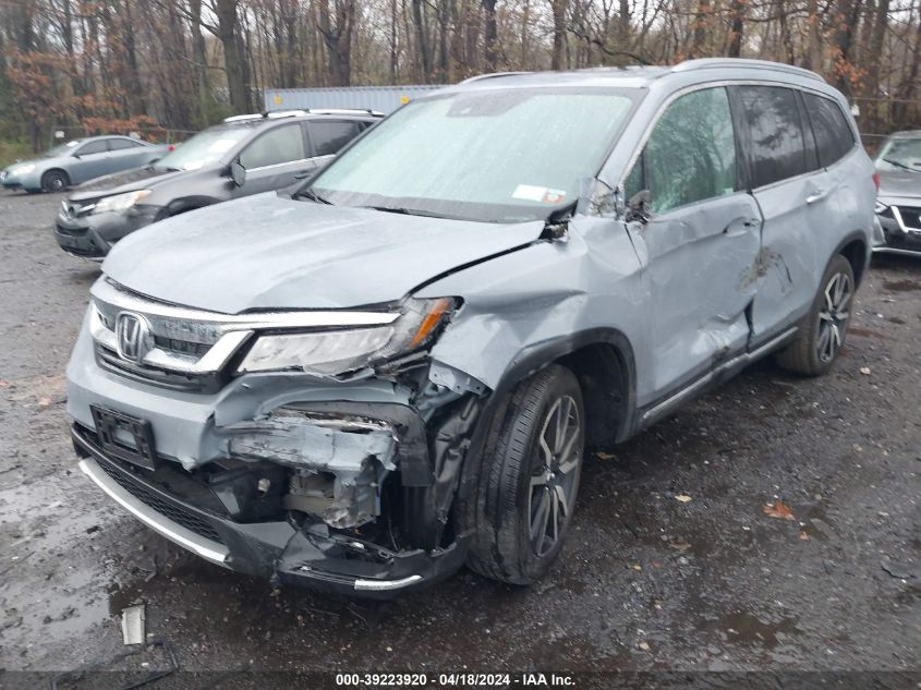 2022 Honda Pilot Awd Elite VIN: 5FNYF6H02NB050920 Lot: 39240551