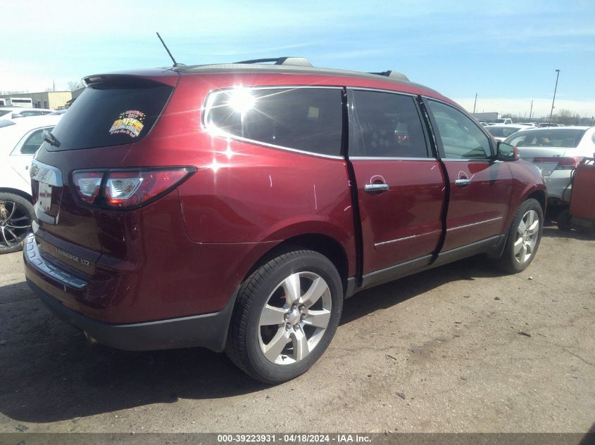 2015 Chevrolet Traverse Ltz VIN: 1GNKVJKDXFJ144424 Lot: 39241743