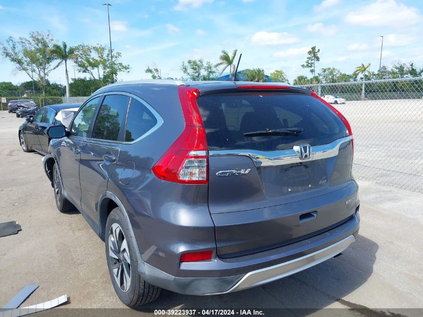 2016 HONDA CR-V TOURING - 5J6RM3H93GL017426