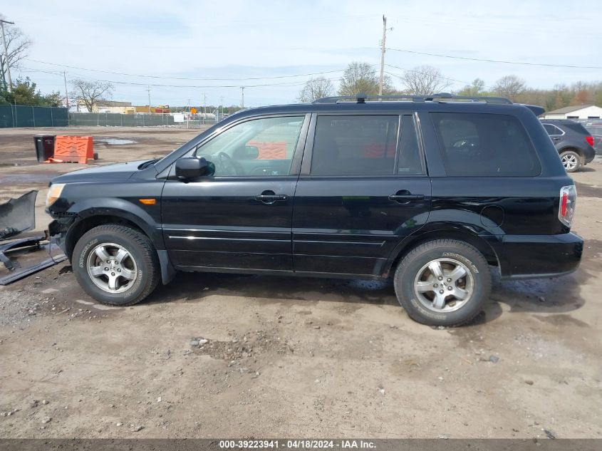 2006 Honda Pilot Ex-L VIN: 5FNYF285X6B020926 Lot: 76361423