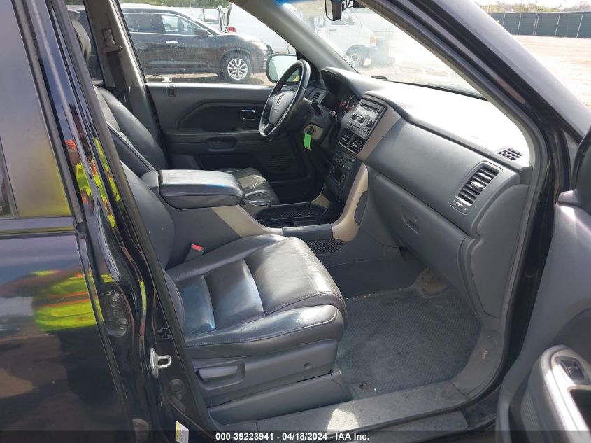 2006 Honda Pilot Ex-L VIN: 5FNYF285X6B020926 Lot: 76361423