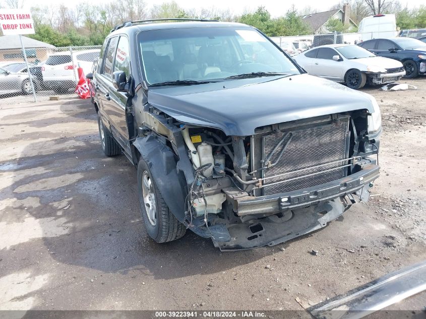 2006 Honda Pilot Ex-L VIN: 5FNYF285X6B020926 Lot: 76361423