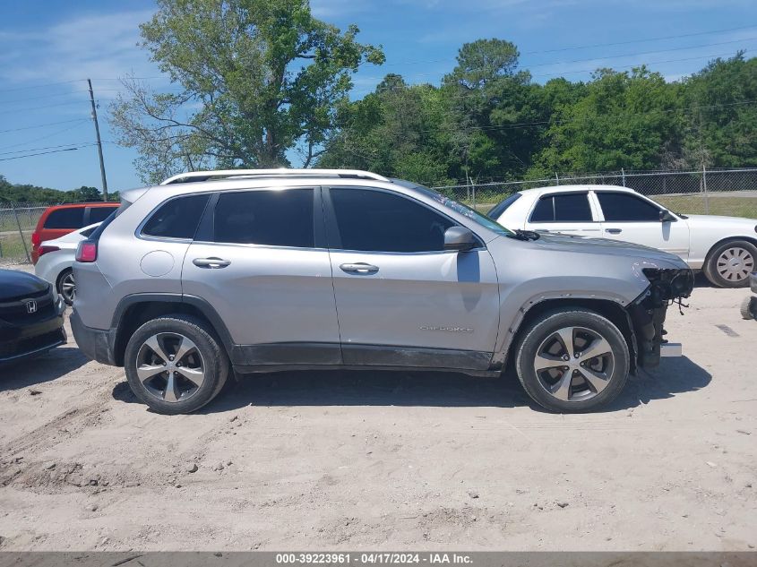 2019 Jeep Cherokee Limited Fwd VIN: 1C4PJLDN5KD249943 Lot: 39240295