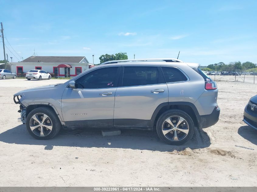 2019 Jeep Cherokee Limited Fwd VIN: 1C4PJLDN5KD249943 Lot: 39240295