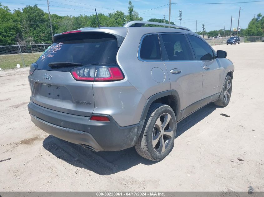 2019 Jeep Cherokee Limited Fwd VIN: 1C4PJLDN5KD249943 Lot: 39240295