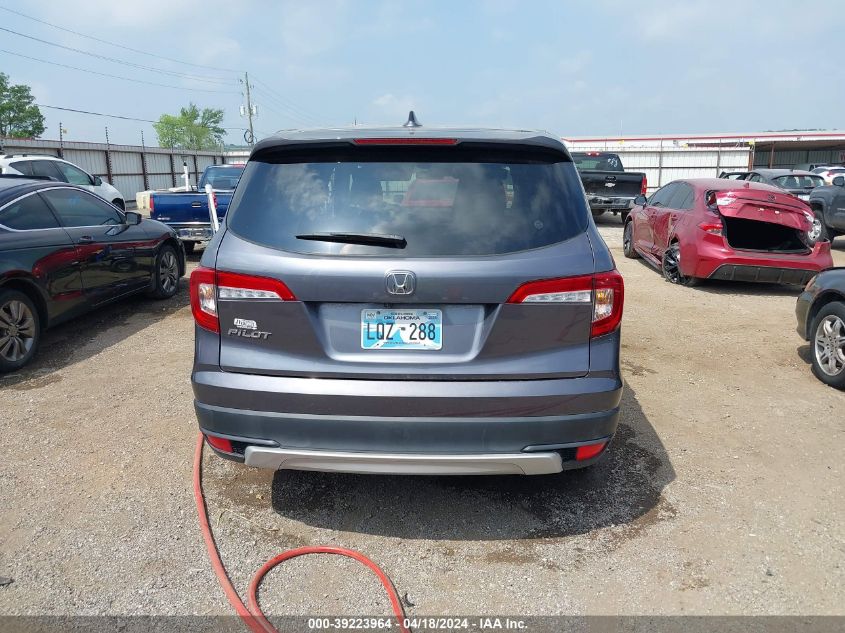 2019 Honda Pilot Ex VIN: 5FNYF5H31KB044851 Lot: 39241783